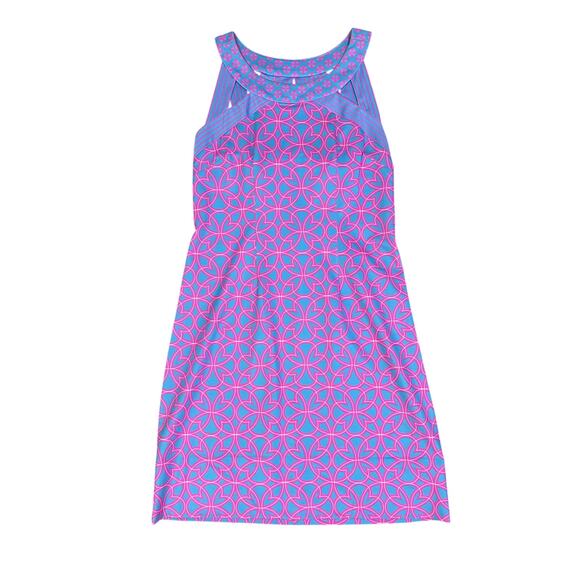 Gretchen Scott Jersey Graphic Isosceles Mini Dress - Picture 1 of 8